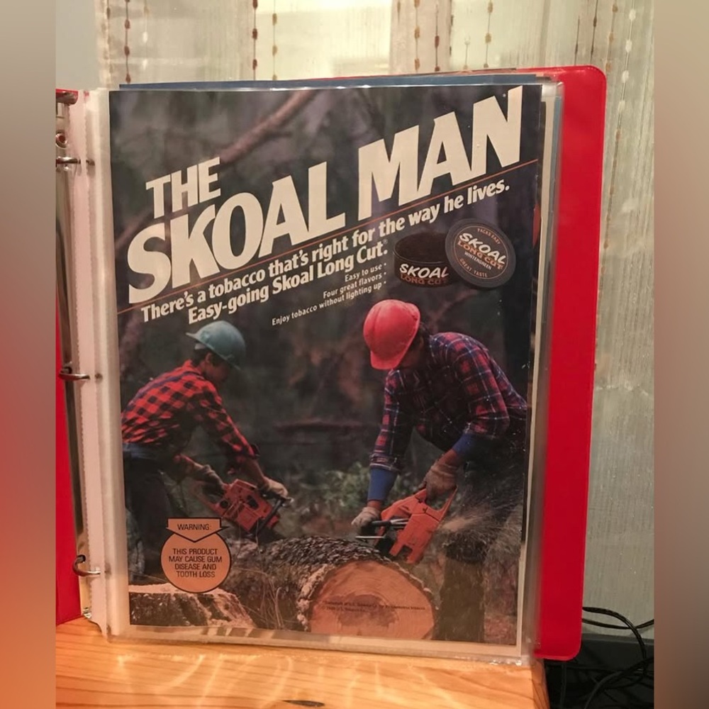 1988 Skoal bandits tobacco advertising